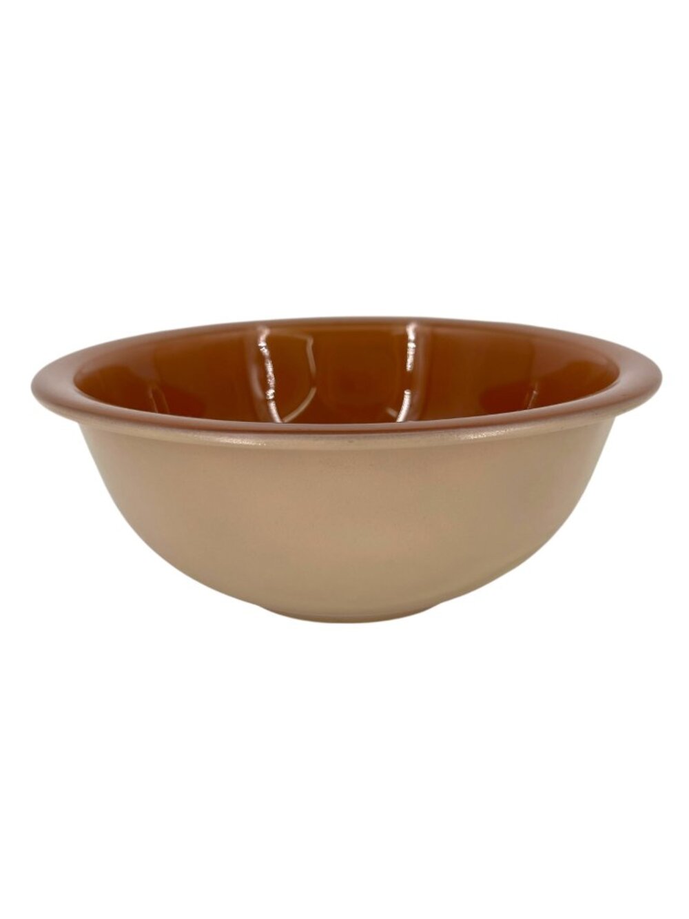 Pyrex 323 1.5L Autumn Rainbow Beige Brown Glass Vintage Mixing Bowl